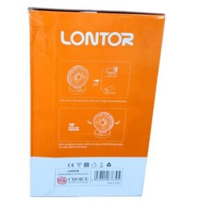 Lontor 6 inch Rechargeable Mini Fan Vsonic