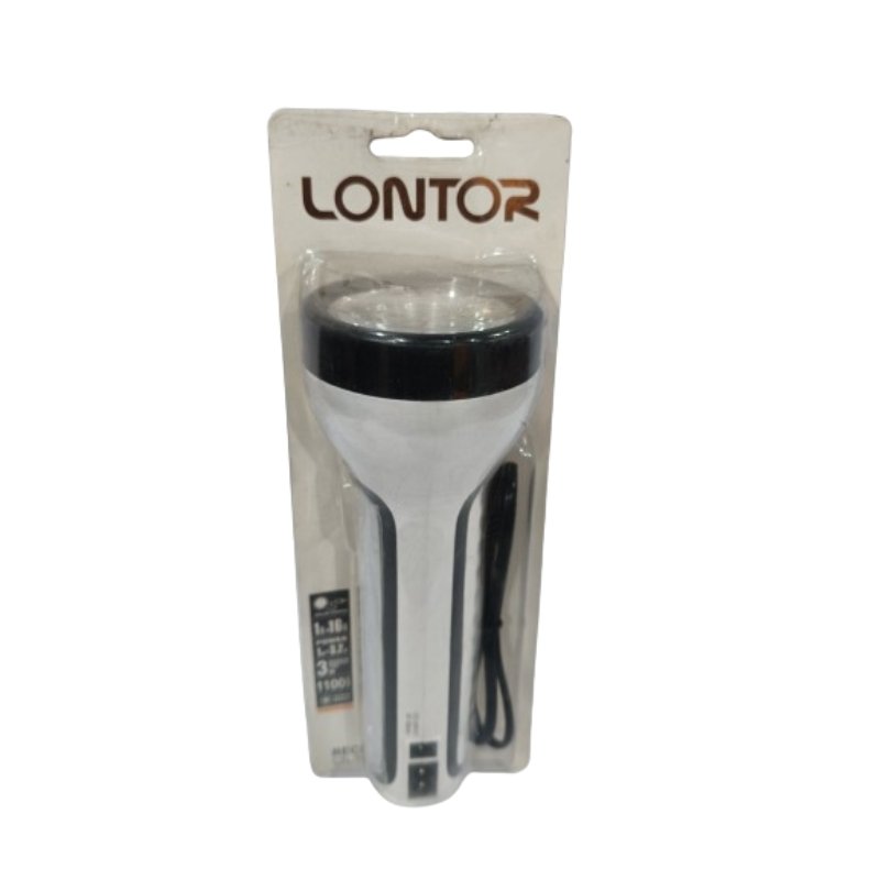 Lontor Rechargeable Flashlight Model CTL-TH369A Black Vsonic
