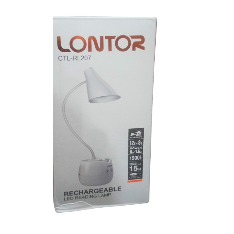 Lontor Rechargeable LED Reading Lamp Vsonic