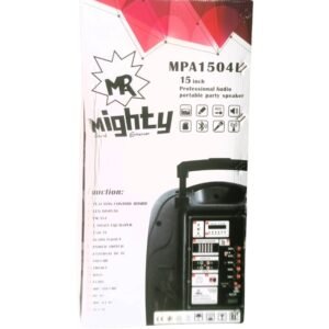 MIGHTY Sound Enhancer 15 inch Professional Audio and Portable Party Speaker Vsonic