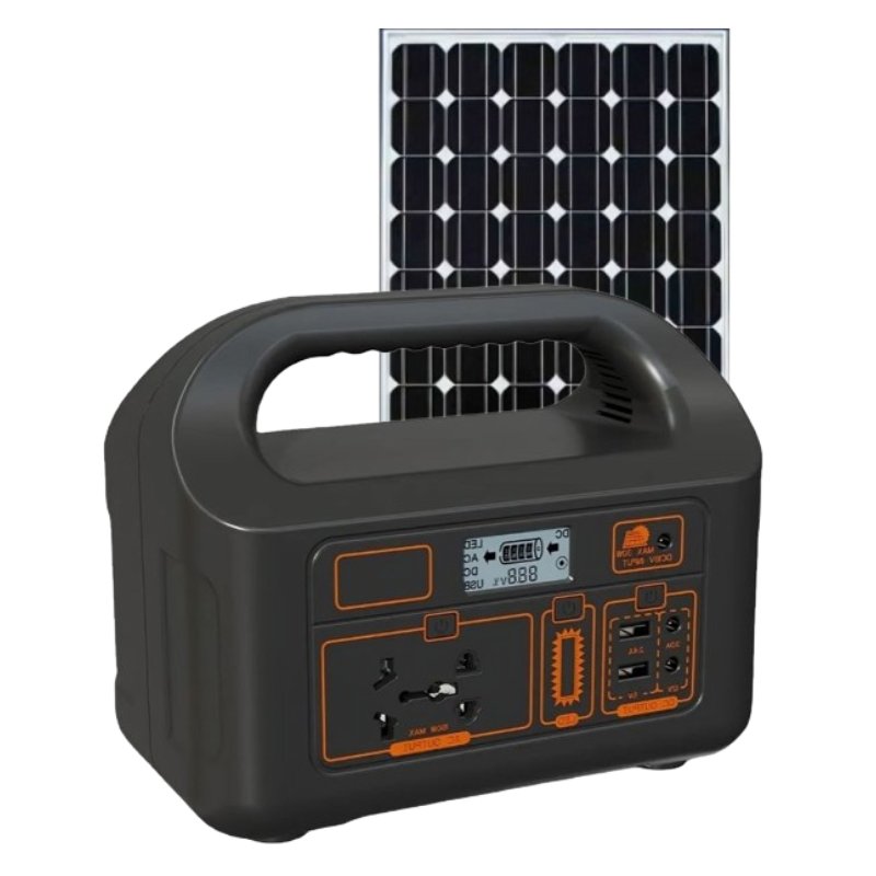 Nosik Portable 150 Watts AC-DC Power Station + 30 Watts Solar Panel Vsonic