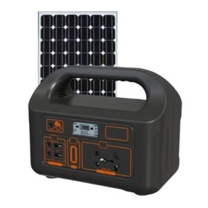 Nosik Portable 150 Watts AC-DC Power Station + 30 Watts Solar Panel Vsonic