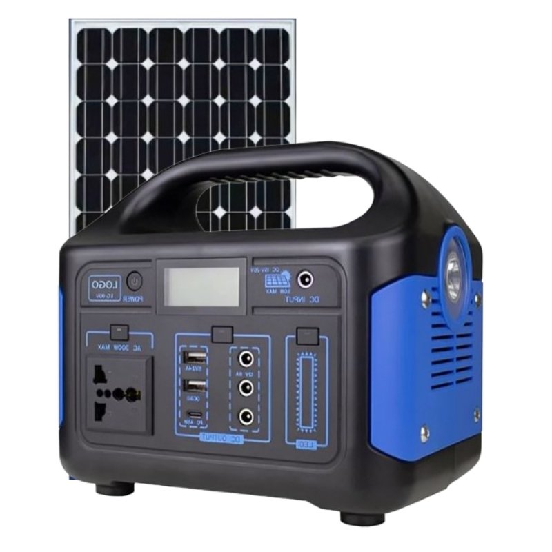 Nosik Portable 300 Watts AC-DC Power Station + 50 Watts Solar Panel Vsonic