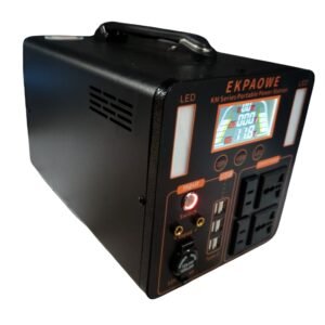 Nosik Portable 500 Watts AC-DC Power Station + 180 Watts Solar Panel Vsonic