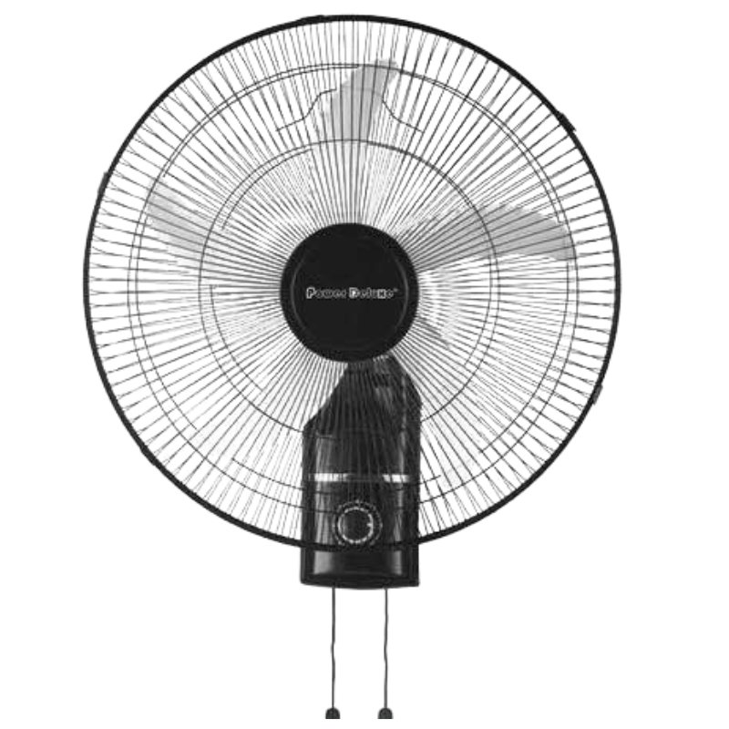 POWER DELUX WALL FAN PFB-45 BLACK Vsonic