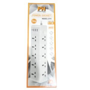Pride Home 10 Power Sockets 3 USB Ports Surge Extension Box Vsonic