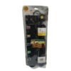 Pride Home 5 Way Multi Extension Socket with 2 USB - Black Vsonic