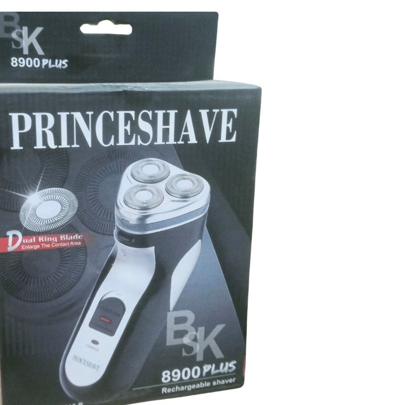 PRINCESHAVE Dual Ring Blade Rechargeable Shaver BSK 8900 Plus Vsonic