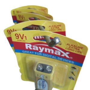 RAYMAX 9 Volts Super Alkaline Battery Vsonic