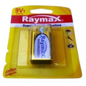 RAYMAX 9 Volts Super Alkaline Battery Vsonic