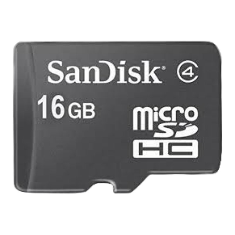 SANDISK 16GB microSDHC Card with Adapter Vsonic