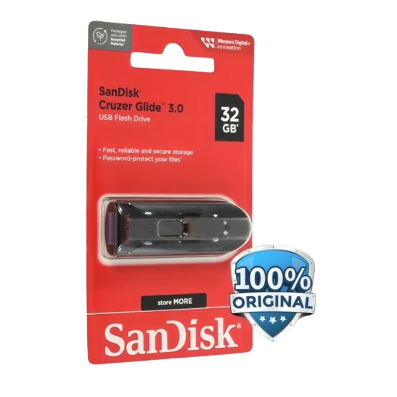 SANDISK 32GB Cruzer Glide USB 3.0 Flash Drive Vsonic