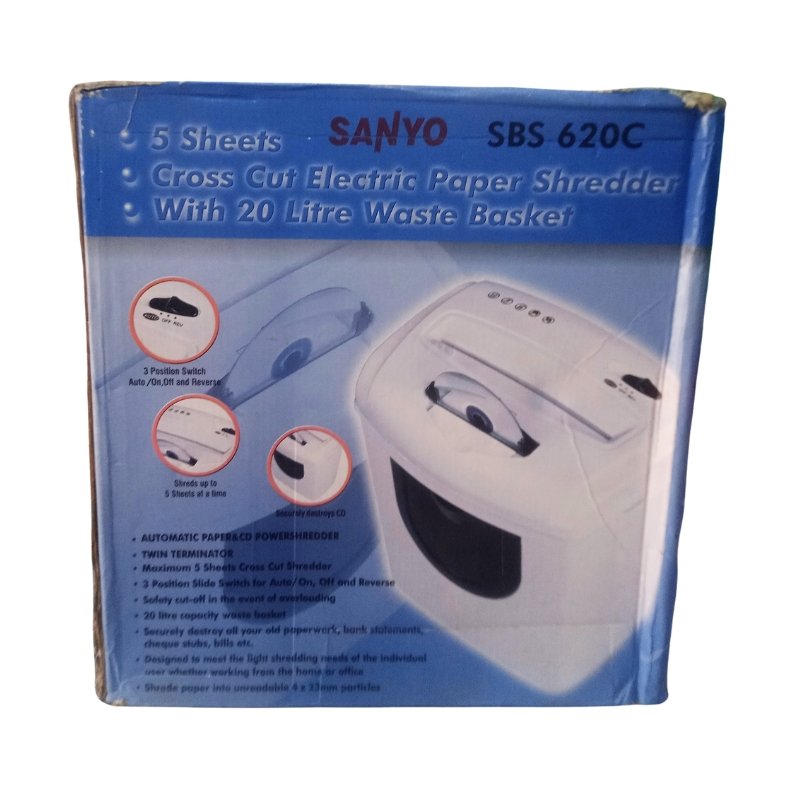 Sanyo Electric Paper Shredder Vsonic