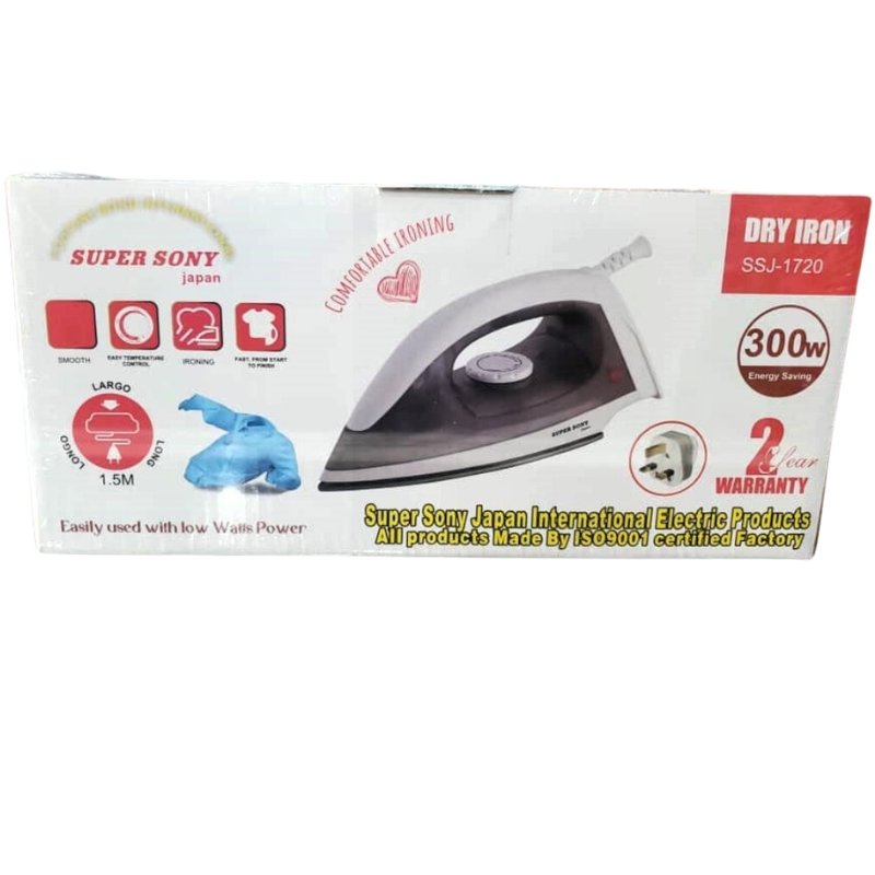 Super Sony Dry Iron Vsonic