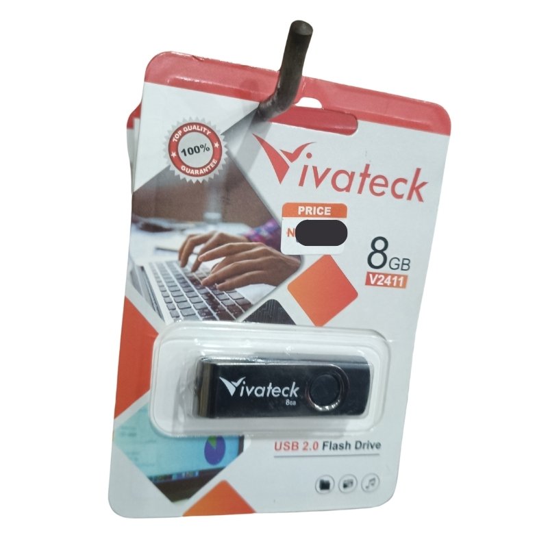VIVATECK 8GB USB 2.0 Flash Drive Vsonic