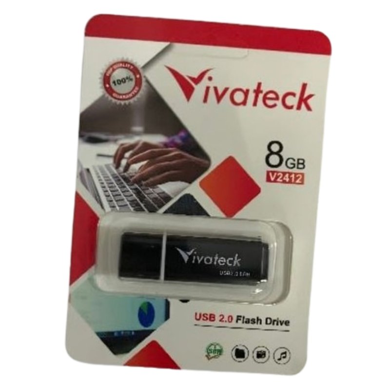 VIVATECK 8GB USB 2.0 Flash Drive Vsonic