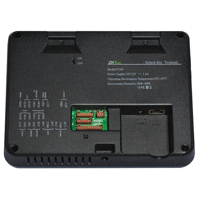 ZKTeco Multibiometric Time Attendance & Access Control Terminal p160 Vsonic